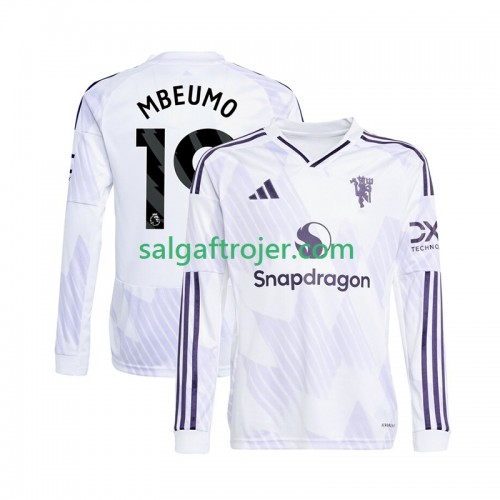 Manchester United Bryan Mbeumo 19 Fodboldtrøjer Udebanesæt 2025/26 Langærmet Manchester United Bryan Mbeumo 19 Fodboldtrøjer Udebanesæt 2025/26 Langærmet